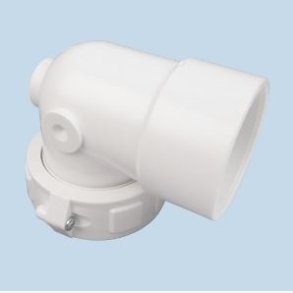 Pumpe union 90 grader med skrue samling til 50 mm r�r